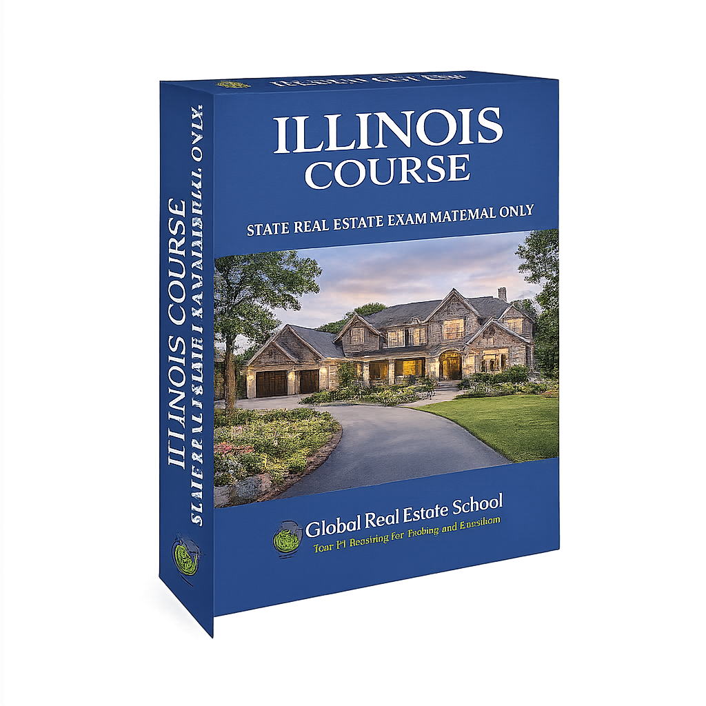 Pass the Illinois Real Estate State Exam | 2026 Study Kit & Podcast