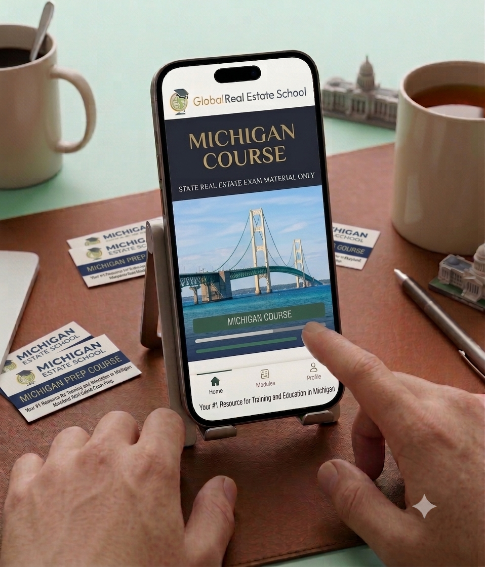 Pass the Michigan Real Estate State Exam | 2026 Study Kit & Podcast