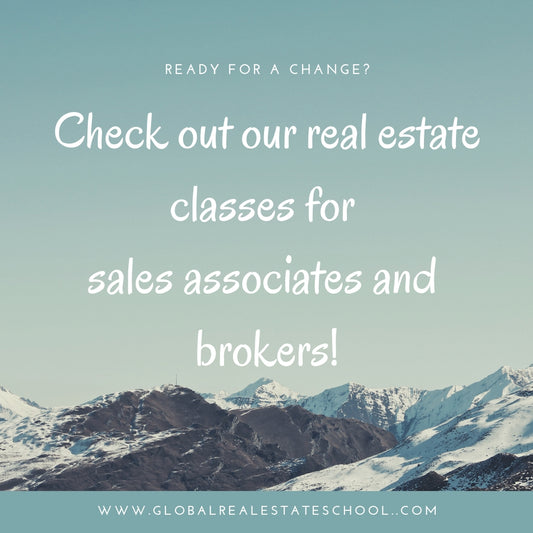 Check out our real estate classes for sales associates and brokers!