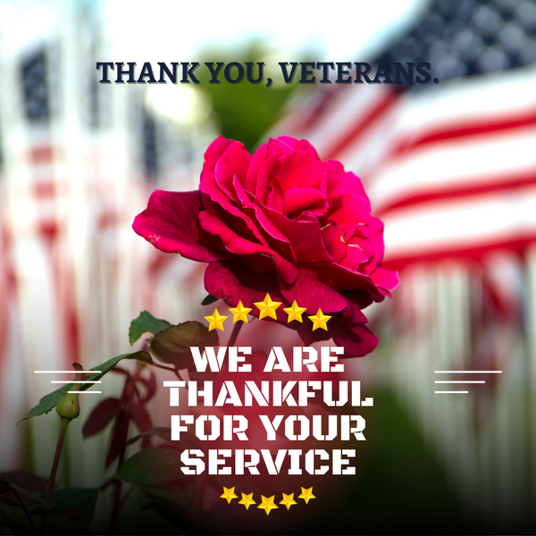 Thank You, Veterans, for Your Service!