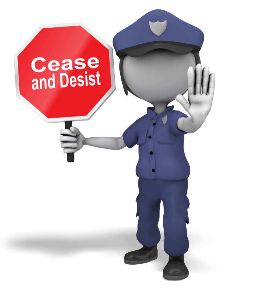 Cease and Desist Defined and How Used on the Real Estate Exam