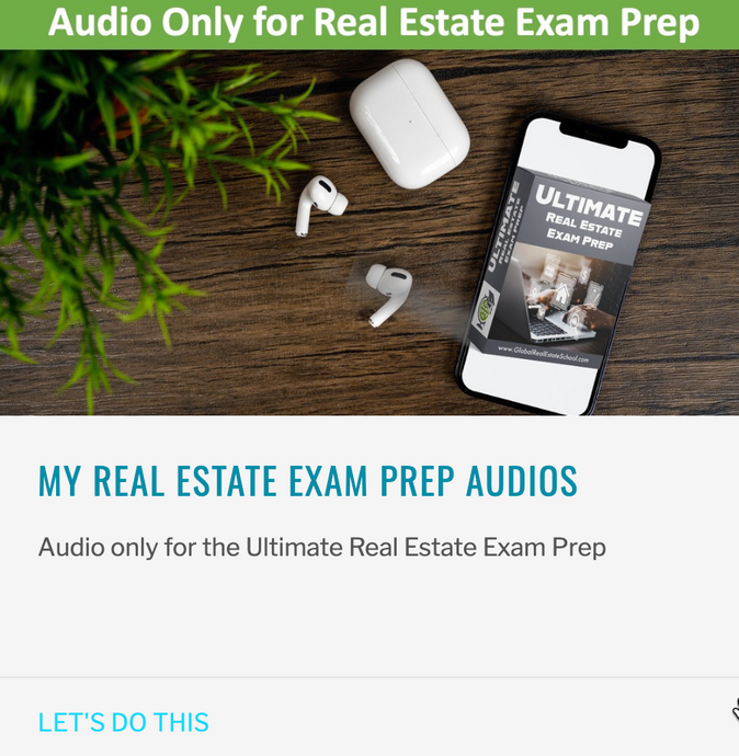 My Real Estate Exam Coach Audios Only