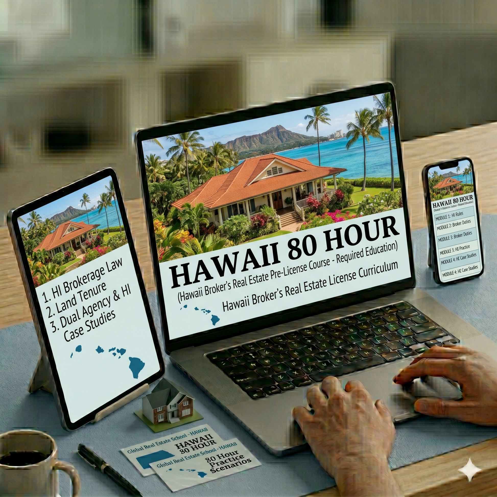 Hawaii 80 Hour-Broker Course - Online