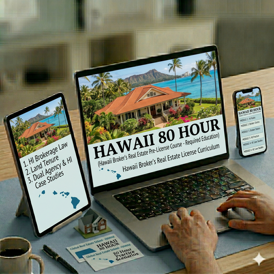 Hawaii 80 Hour-Broker Course - Online