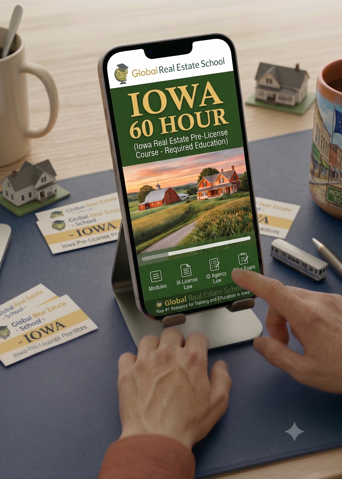 Pass the Iowa Real Estate State Exam | 2026 Study Kit & Podcast