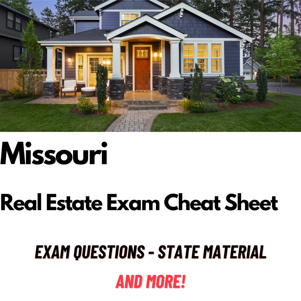 Missouri State Specific Information Only!