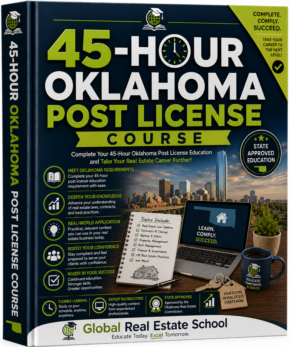 Oklahoma 45-Hour Complete Post-License Course for Provisional Sales Associates