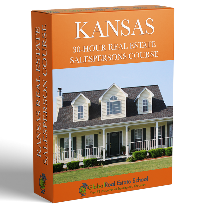 Kansas Real Estate 30-Hour Pre-License Course Bundle - 2nd Chance