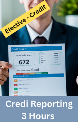 Understanding Credit Reporting, 3 Hours of Elective Credit