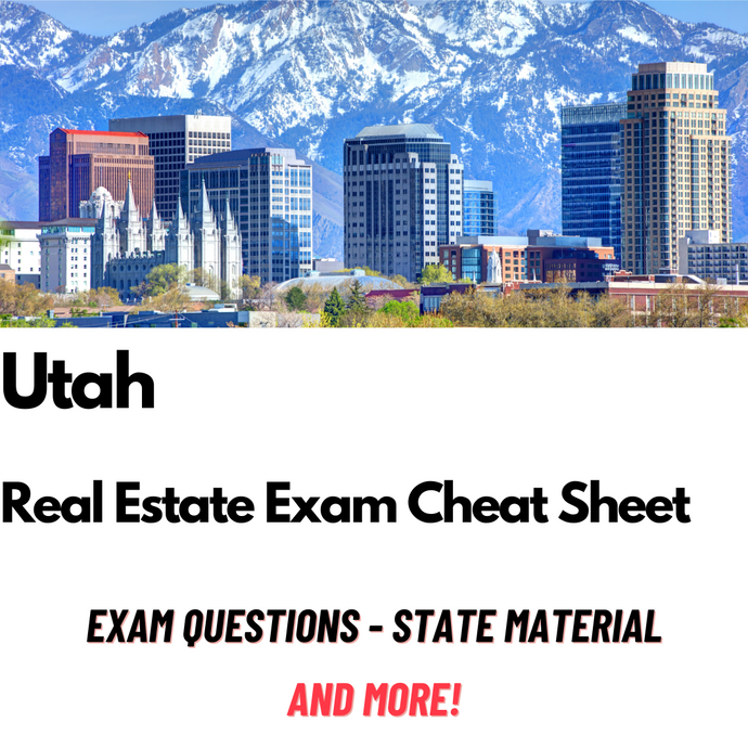 Utah State Specific Information Only!